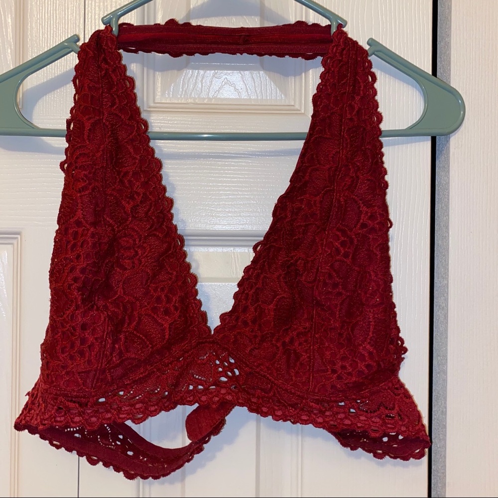 Forever 21 burgundy bralette